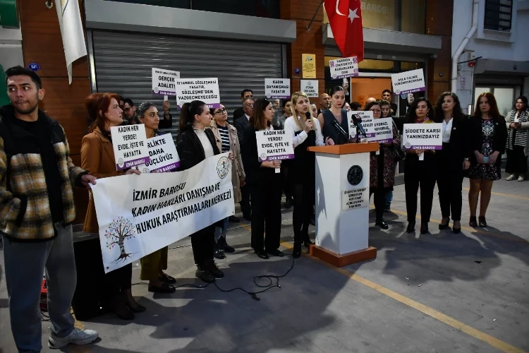 İzmir Barosu: Kadına şiddetin önlenmesi devletin yükümlülüğüdür!