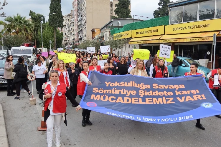 Bornova’da kadınlar ses yükseltti haberinin görseli