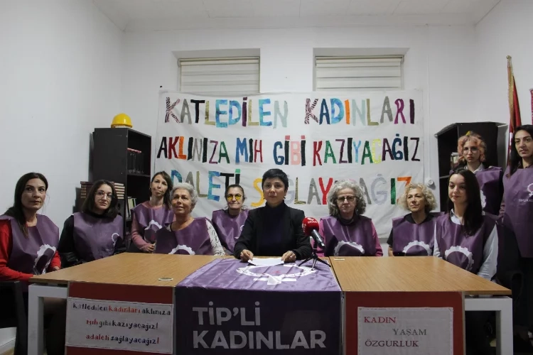 TİP’li kadınlar: Katledilen kadınları aklınıza mıh gibi kazıyacağız! haberinin görseli
