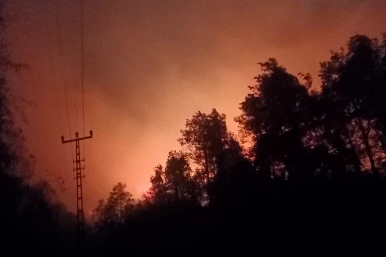 Trabzon'da şiddetli fırtına sebebiyle yangınlar çıktı