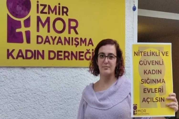 Mor Dayanışma: “İzmir'de nitelikli ve güvenli kadın sığınma evleri açılsın” haberinin görseli