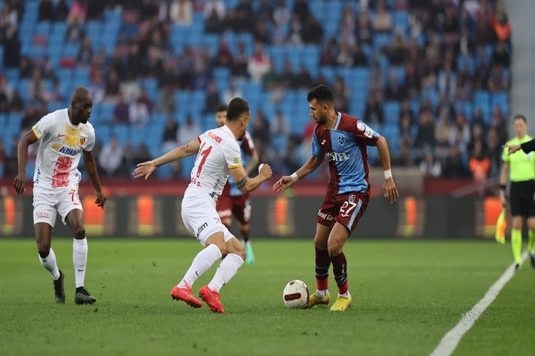Trabzonspor, Kayserispor'a mağlup oldu haberinin görseli