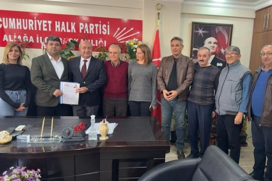 Yakup Öztürk, Aliağa’da CHP’den aday adayı oldu