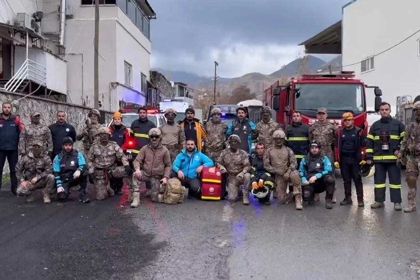 Hakkari'de deprem ve yangın tatbikatı