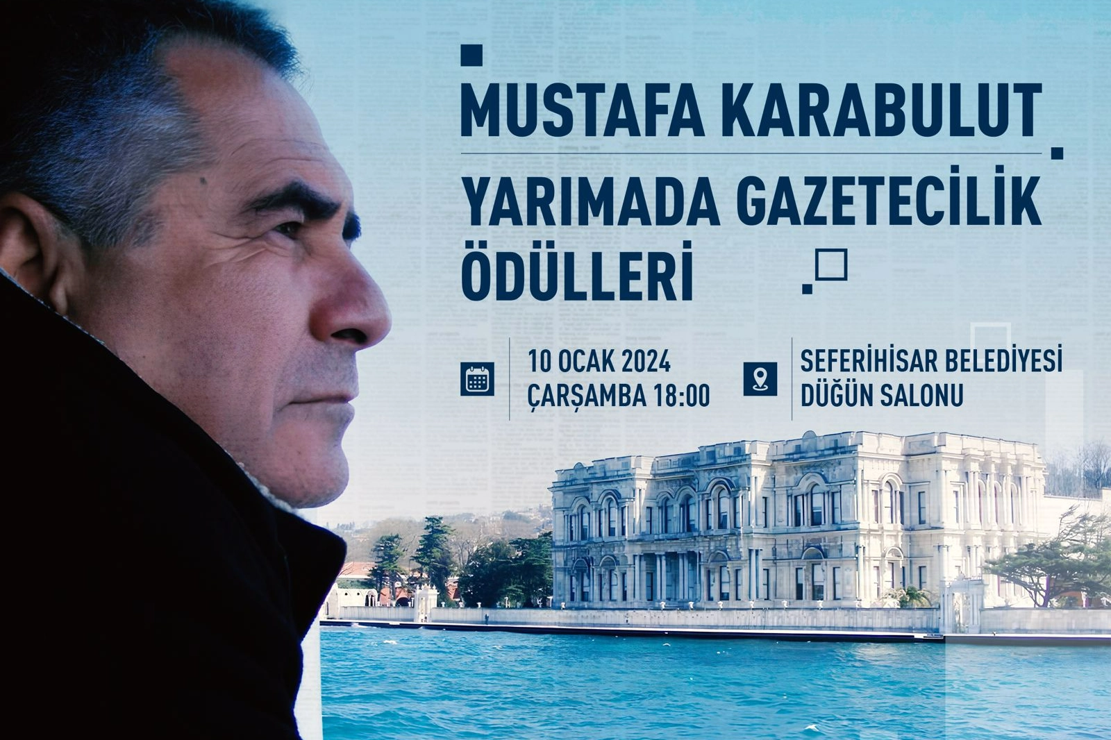 Mustafa Karabulut Yarımada Gazetecilik Ödülleri verilecek