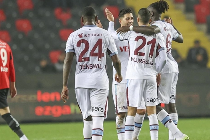 Trabzonspor Gaziantep FK'yi 3-1 yendi