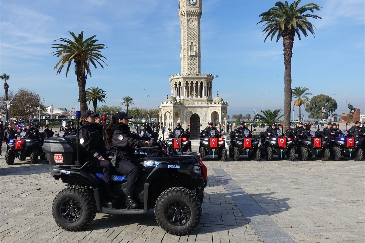 İzmir polisinin ATV araçları hizmete girdi