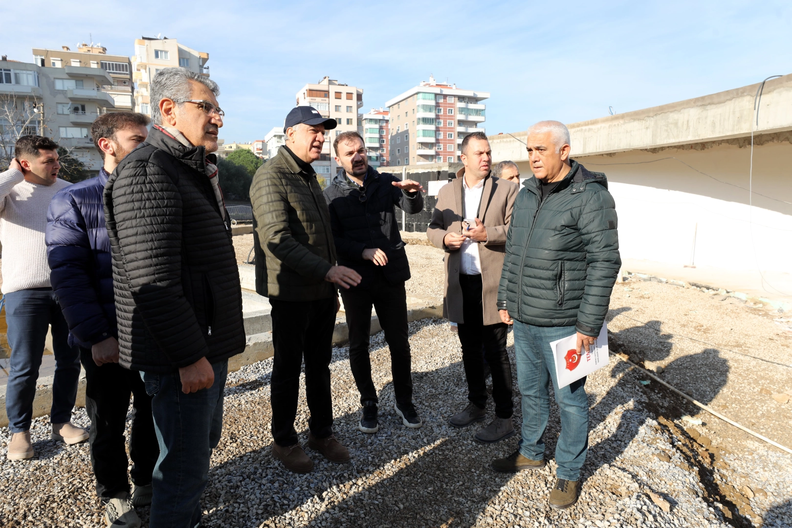 Başkan Ali Engin, çalışmaları yerinde inceledi haberinin görseli