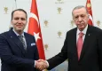 Cumhurbaşkanı Erdoğan, Yeniden Refah Partisi Genel Başkanı Fatih Erbakan’ı kabul etti
