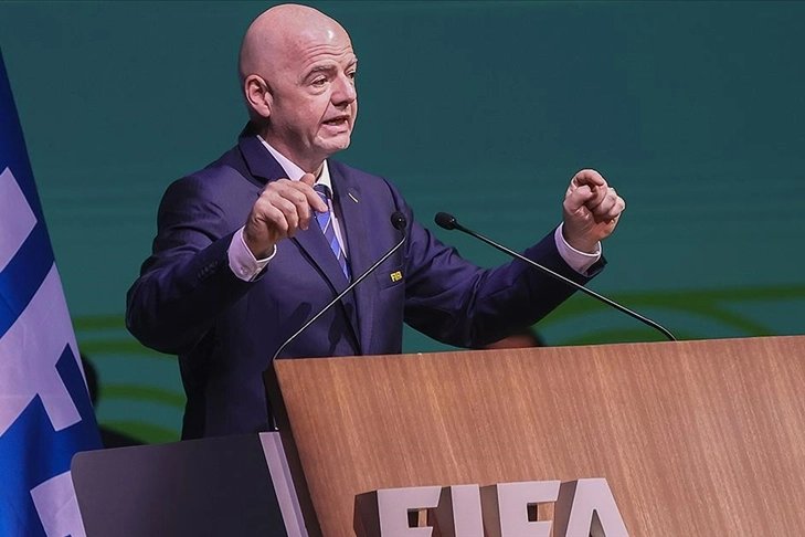 FIFA Başkanı Gianni Infantino’dan hakem Halil Umut Meler'e yapılan saldırıya kınama haberinin görseli