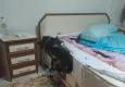 Kastamonu’da çıkan yangını söndürmek isterken hastanelik oldu