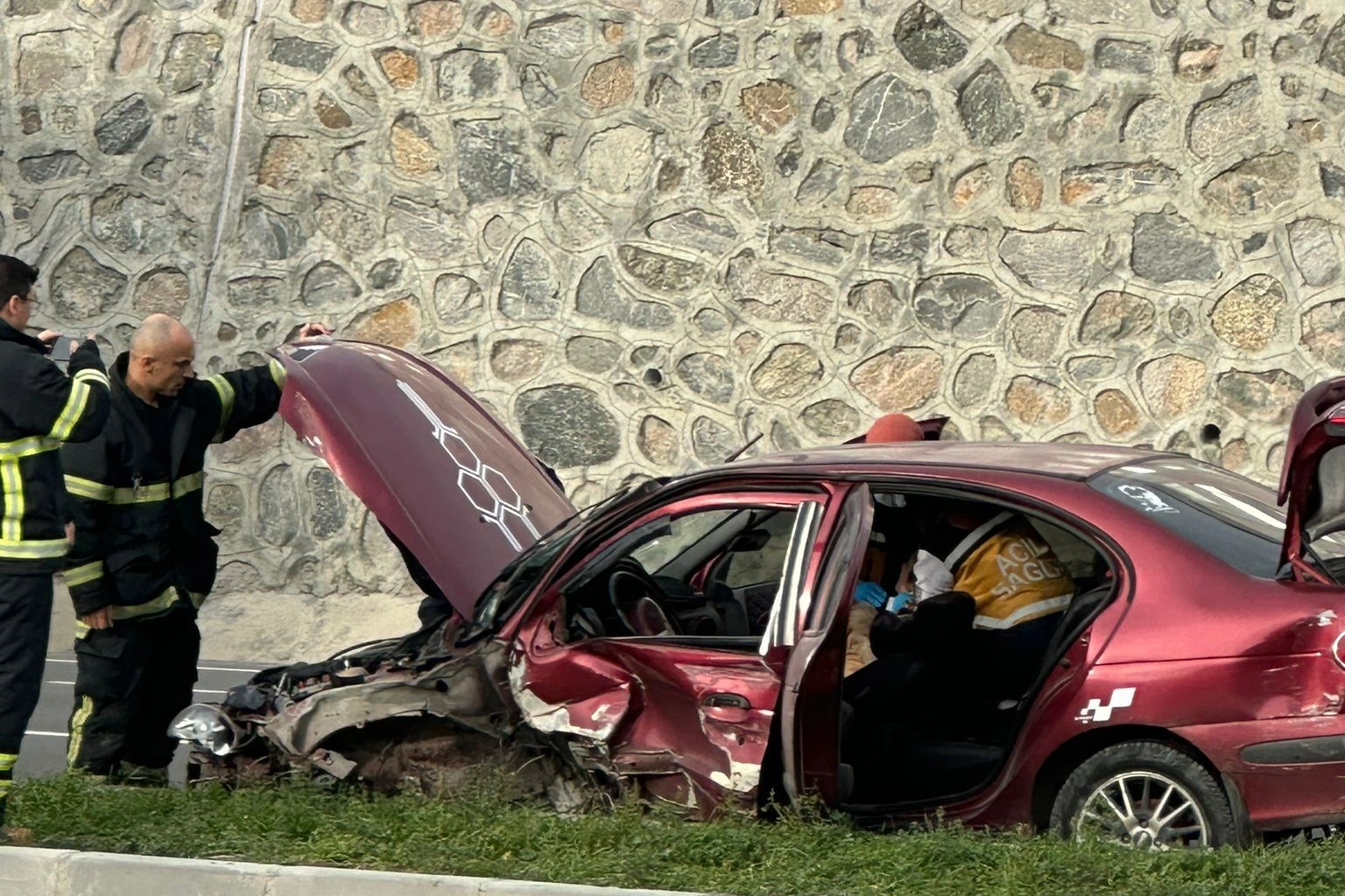 Tekirdağ’da zincirleme kaza: 2 yaralı haberinin görseli