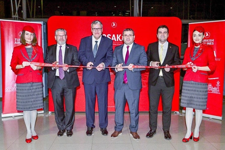 Türk Hava Yolları Osaka uçuşlarına başladığını duyurdu haberinin görseli