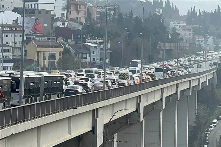 15 Temmuz Şehitler Köprüsü'nde zincirleme kaza