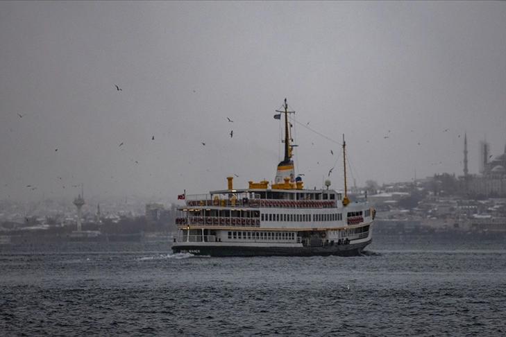 İstanbul'da vapur seferleri iptal edildi