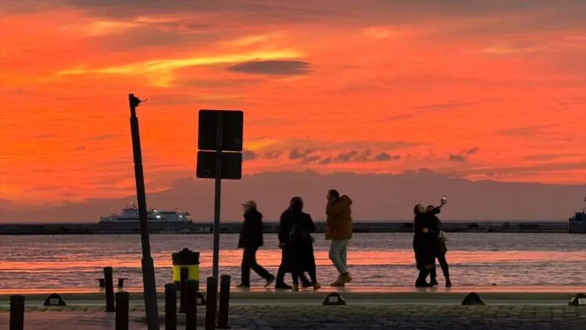 İzmir'de gün batımı