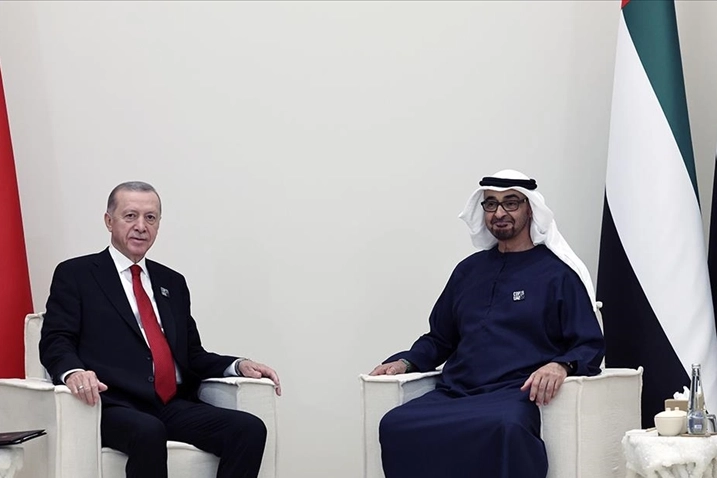 Cumhurbaşkanı Erdoğan, BAE Devlet Başkanı Al Nahyan ile görüştü haberinin görseli
