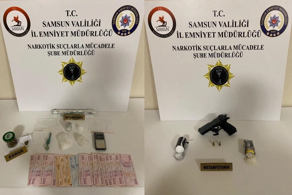 Samsun'da narkotik uygulamasında çok sayıda kişi yakalandı