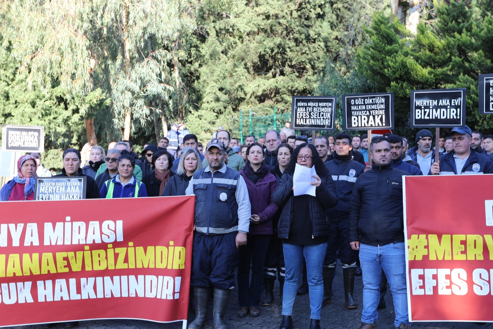 Efes Selçuk’ta Meryem Ana Evi tahliyesine tepki