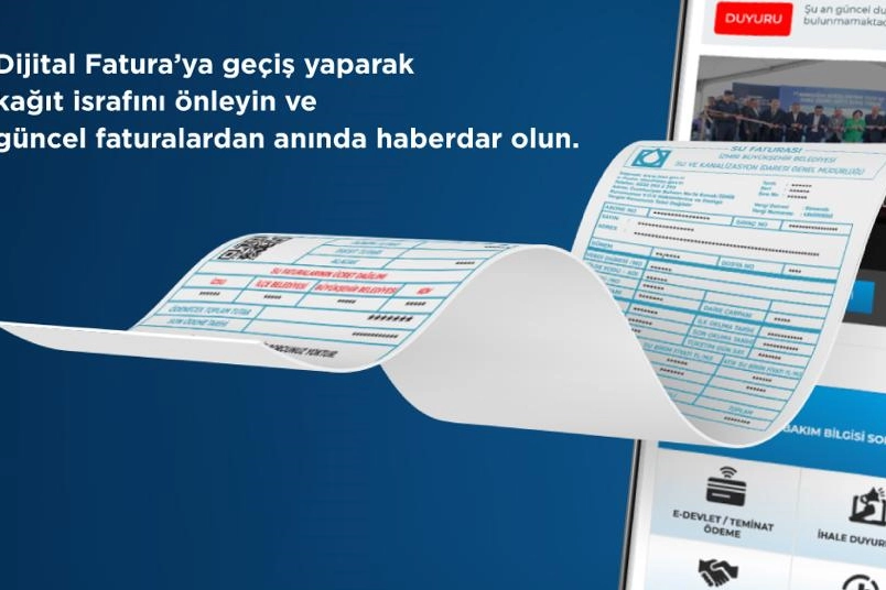 İzmir'de dijital fatura  kolaylığı haberinin görseli