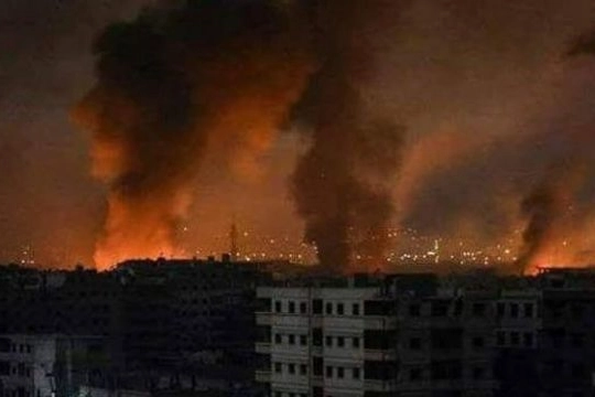 Suriye’de ABD’ye ait el-Şeddadi üssüne roketli saldırı haberinin görseli