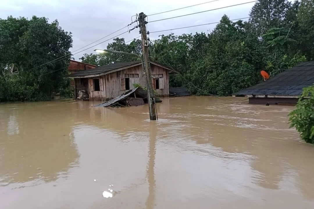 Tayland’ın güneyinde sel felaketi!