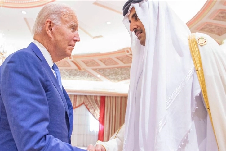 ABD Başkanı Joe Biden ve Katar Emiri Al Sani görüştü