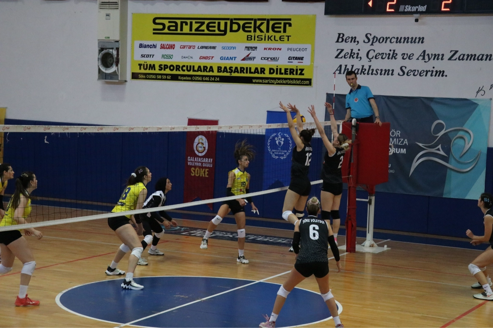 En çok tercih edilen branş voleybol oldu haberinin görseli