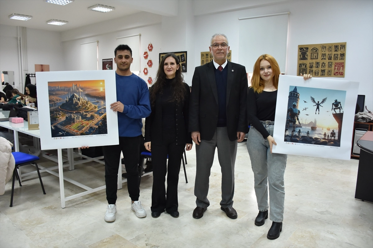 Kütahya Dumlupınar Üniversitesi öğrencileri yapay zeka ile geleceğin şehirlerini tasarlıyor