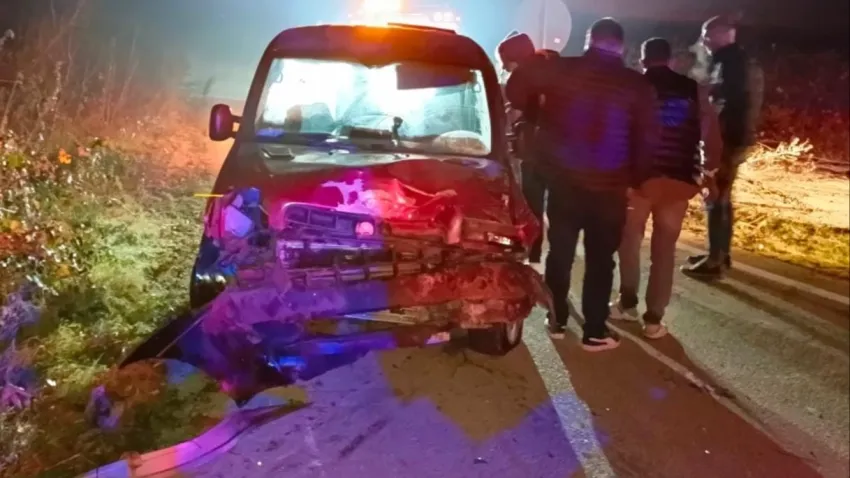Bursa’da trafik kazası: Alkollü sürücü şarampole uçtu haberinin görseli
