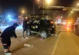 Denizli’de trafik kazası: Takla atan araçtan burnu bile kanamadan çıktı