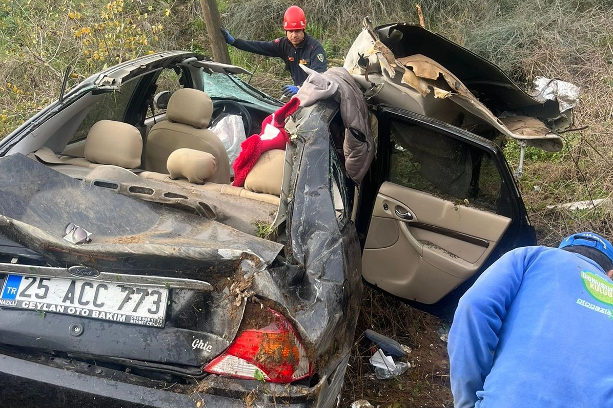 Aydın'da trafik kazası: Baba oğul hastanelik oldu