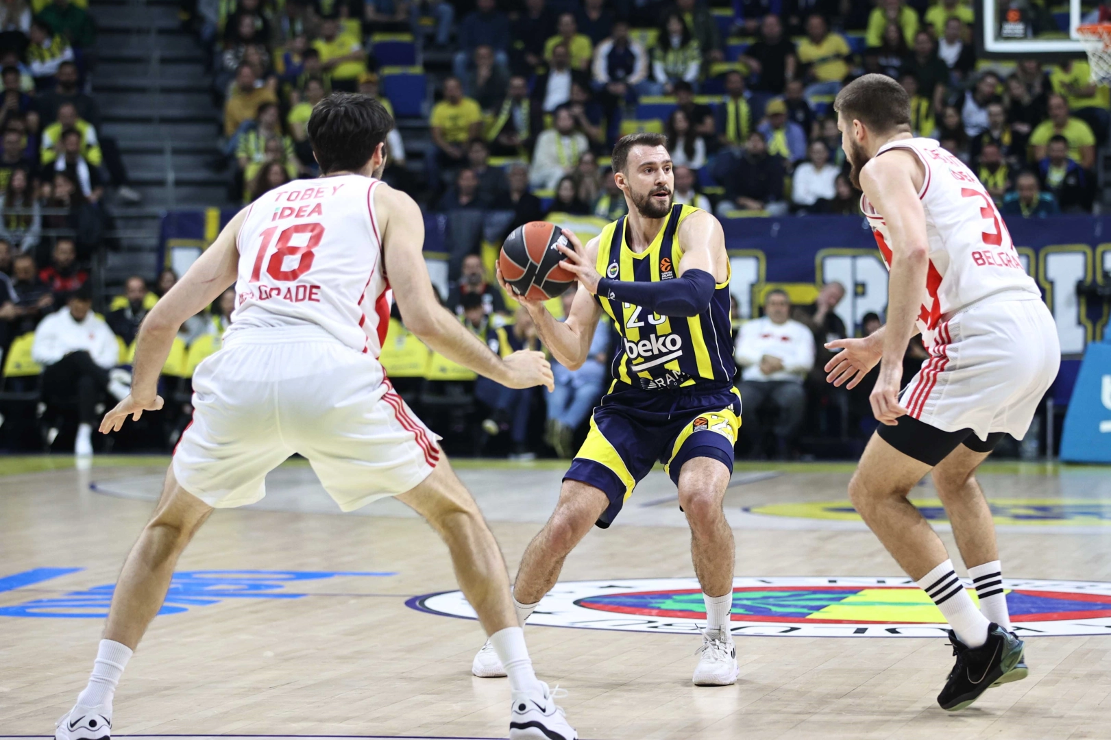 Fenerbahçe Beko'nun galibiyet serisi Kızılyıldız ile bozuldu