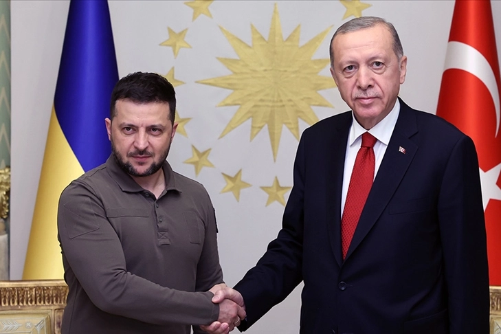 Cumhurbaşkanı Erdoğan, Ukrayna Devlet Başkanı Zelenskiy ile görüştü