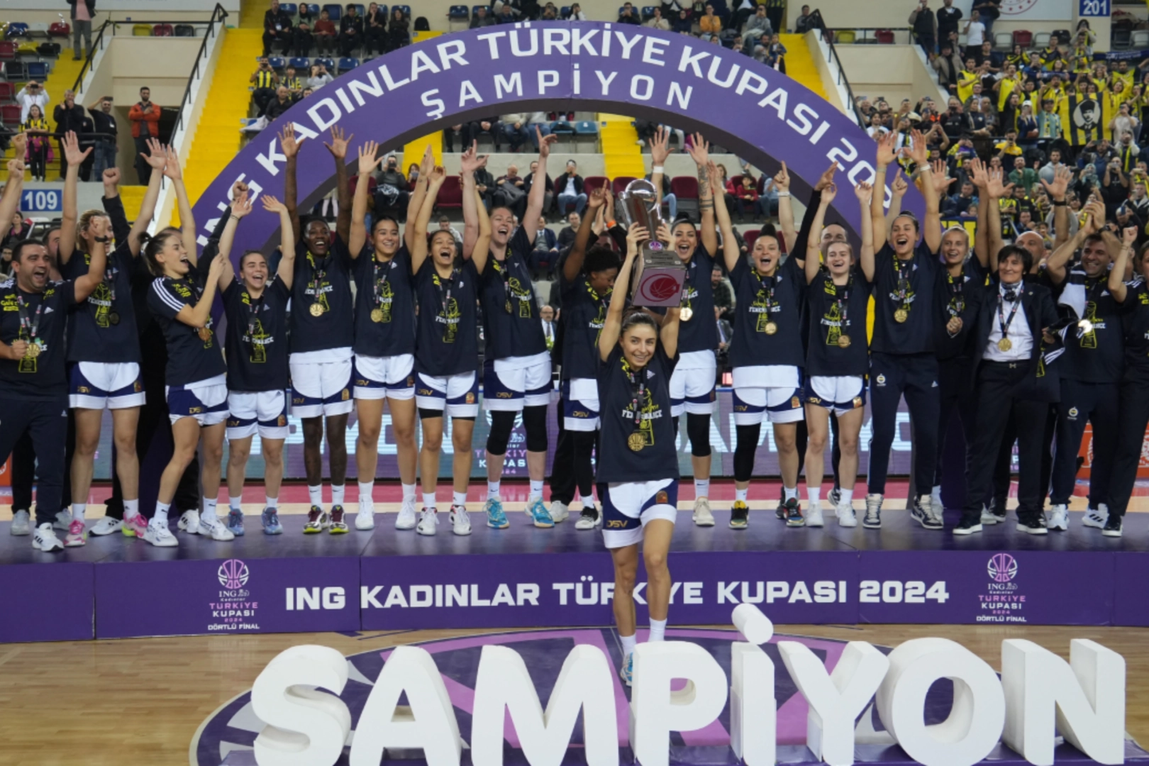 Kadınlar Türkiye Kupası Fenerbahçe’nin oldu