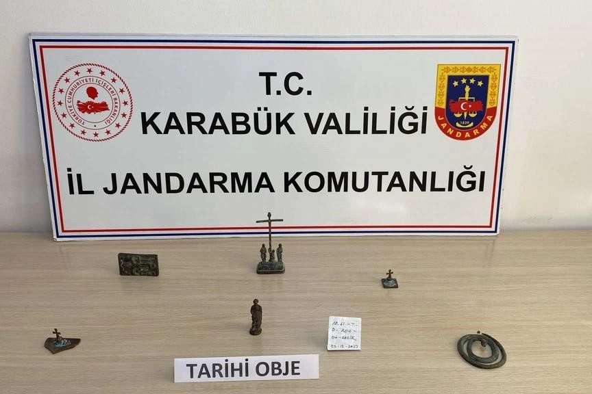 Karabük'te tarihi eser operasyonu: 1 gözaltı