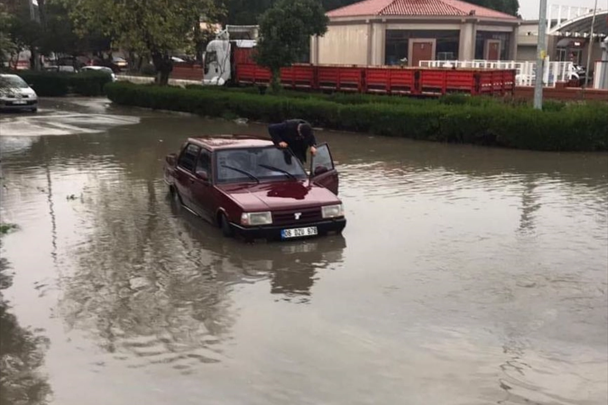 Aydın’da sağanak etkili oldu