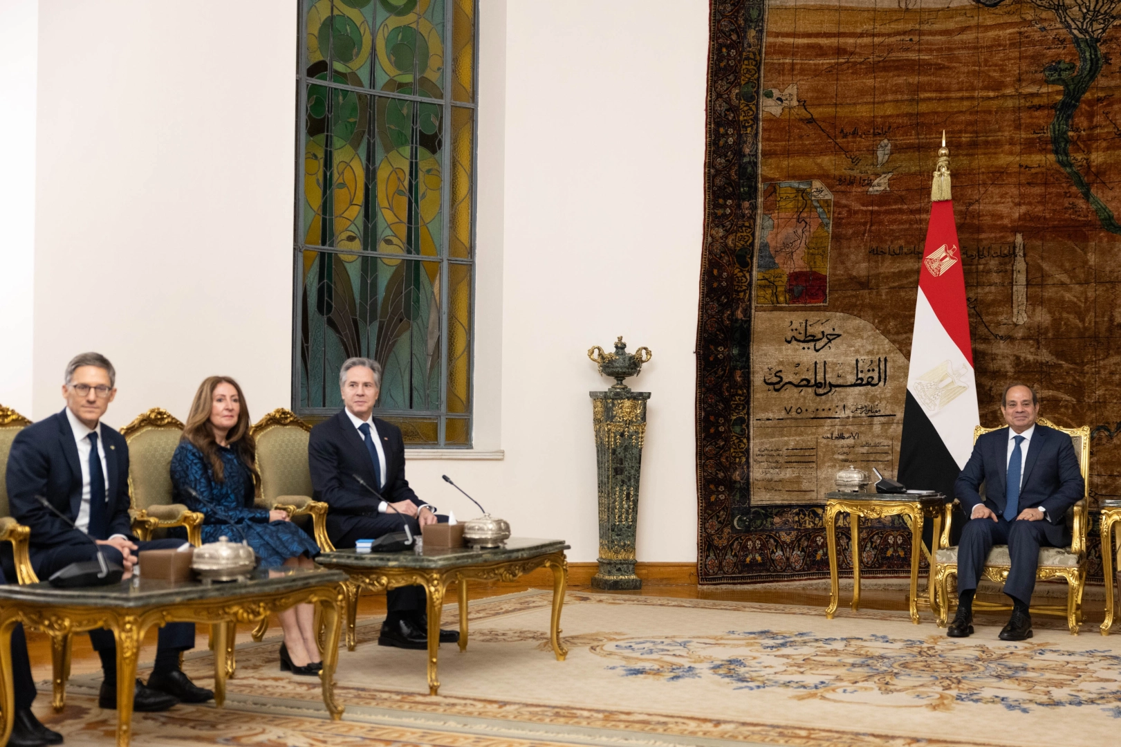 Antony Blinken, Mısır Cumhurbaşkanı es-Sisi ile görüştü  