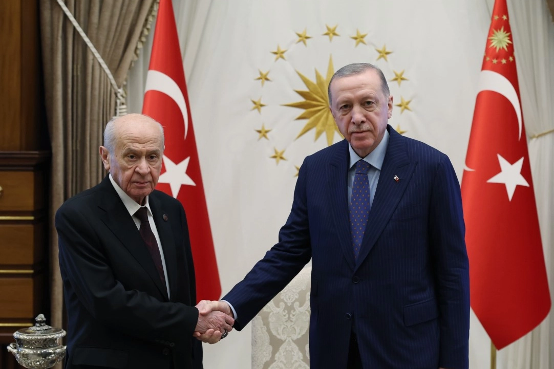 Cumhurbaşkanı Erdoğan, MHP Genel Başkanı Bahçeli ile görüştü