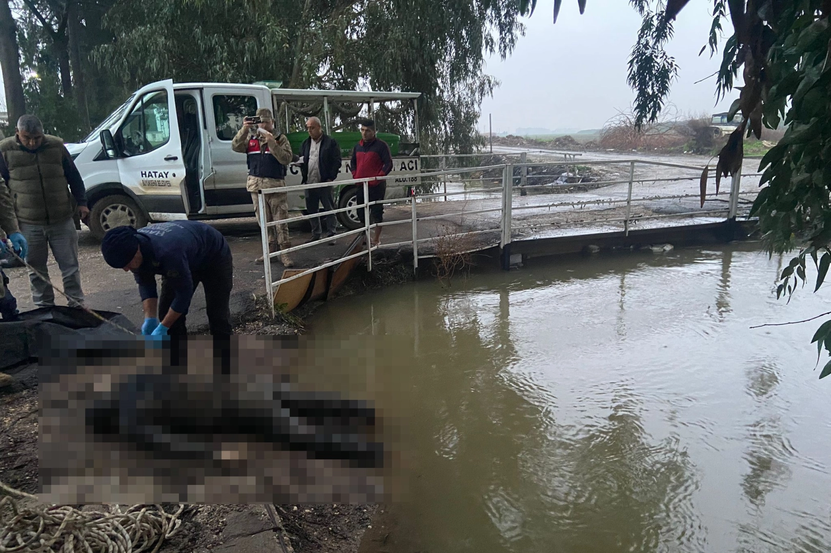 Sulama kanalında erkek cesedi bulundu