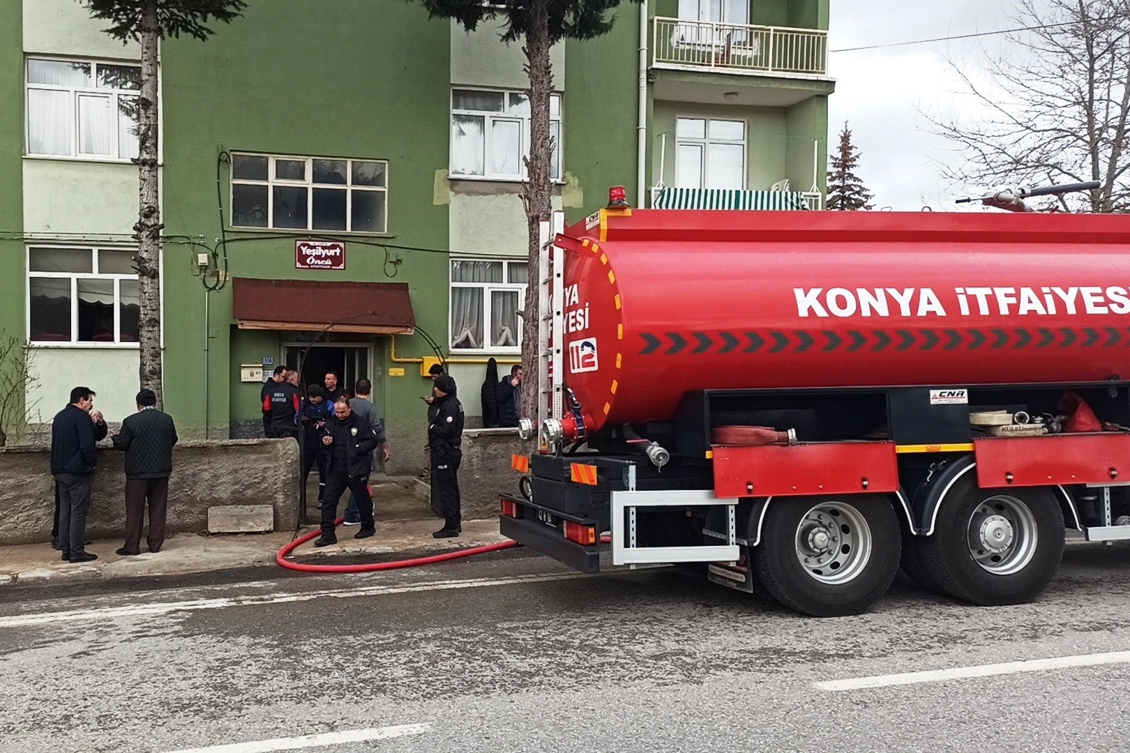 Konya’da korkutan yangın haberinin görseli