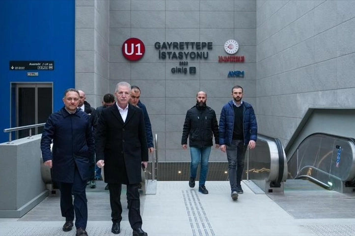 İstanbul Valisi Gül'den Gayrettepe-İstanbul Havalimanı Metro Hattı'nda inceleme