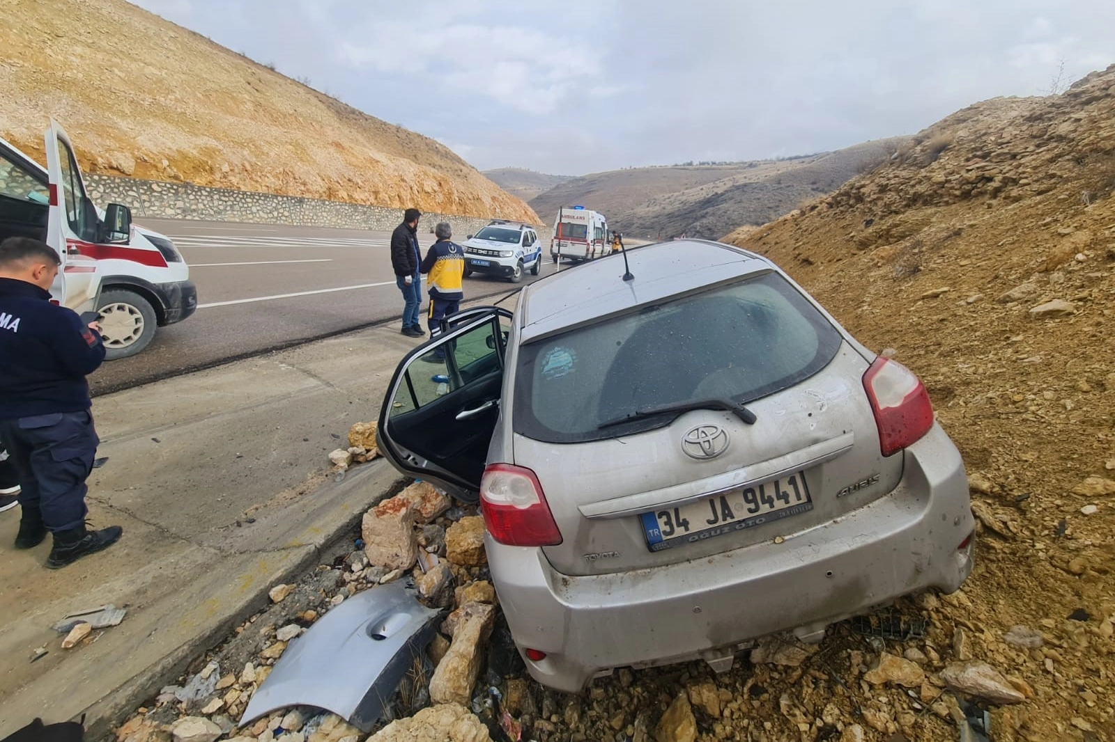 Malatya'da korkutan trafik kazası: 3 yaralı