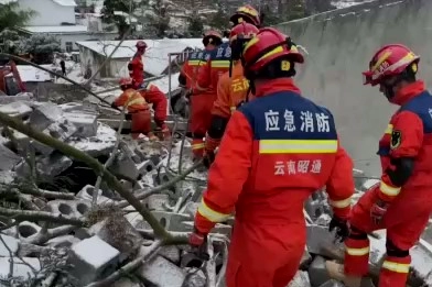 Çin’de heyelan!