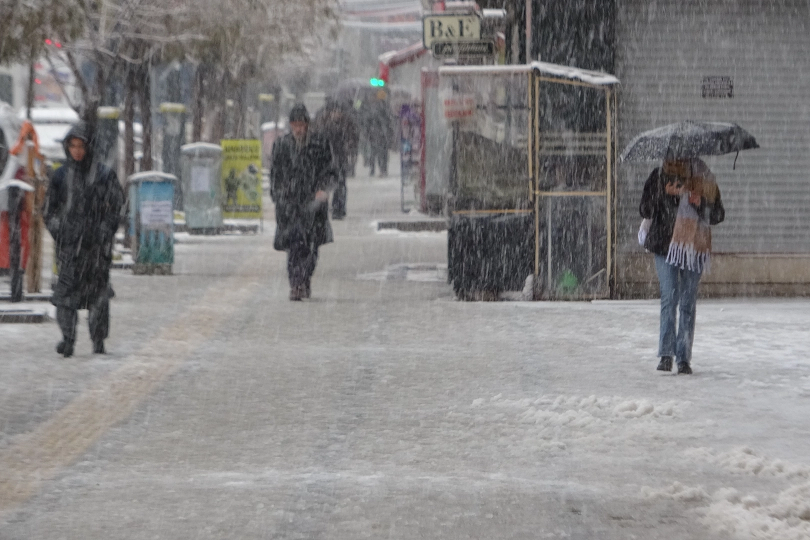 Kar yağışı Van'ı esir aldı haberinin görseli