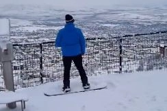 Tarihi Harput Mahallesi'nde kar keyfi