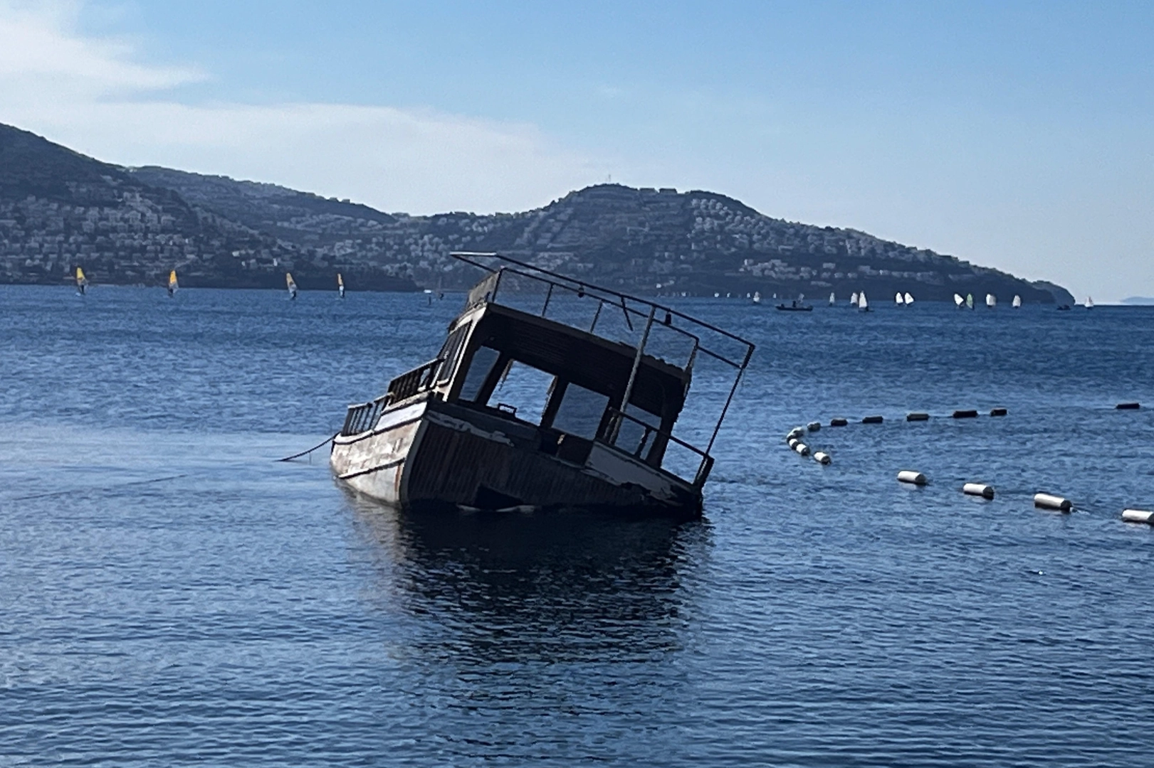 Bodrum’da tekne alabora oldu