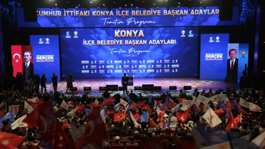 AK Parti Konya ilçe belediye başkan adayları tanıtıldı