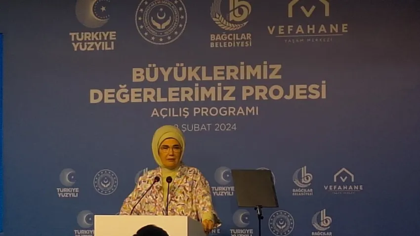 Emine Erdoğan, Büyüklerimiz Değerlerimiz Projesi'nin tanıtımına katıldı haberinin görseli