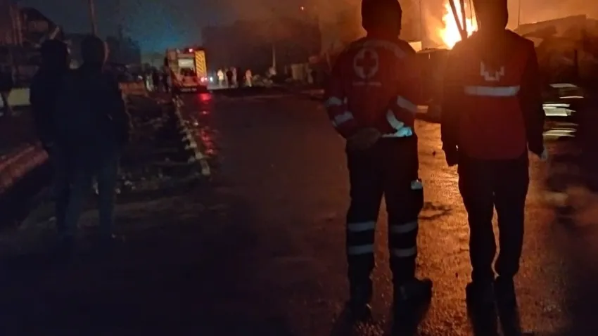 Gaz dolum tesisinde patlama: 2 ölü, 222 yaralı haberinin görseli